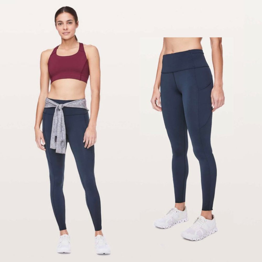 SOLD! - Lululemon Fast and Free 28" - True Navy
